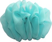 Aqua Cbiffon French Clip Bow