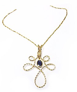 Blue Saphire Necklace