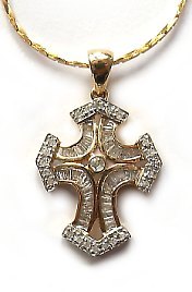 Diamond Cross Pendant