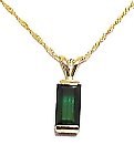 Green Tourmaline Pendant