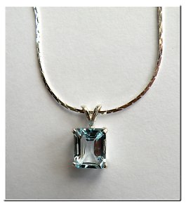 Blue Topaz Pendant