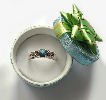 blue topaz ring