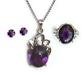 Amethyst Jewelry Set