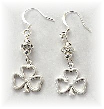 shamrock earrings