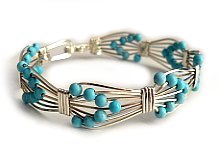 turquoise and sterling silver bracelet